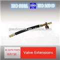 flexible tire valve extension of rubber material