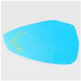 blue glass wide angle view heated led turn signal arrow side door wing Rear view mirror glass for audi a4 B9