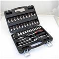 Professional auto repair tools 46pcs socket set in green case