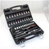 Professional auto repair tools 46pcs socket set in green case