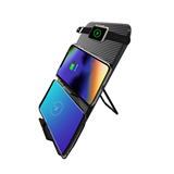 Latest 10W fast  wireless charger dock for mobile phone and watch