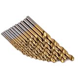13pcs/set High Quality Mini Twist Drill Bit HSS Titanium Coated Drill Bit Set Woodworking Metal Plastic Tools 1.5-6.5mm
