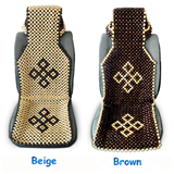 Car Cool Cushion Breathable Wooden Bead Car Seat Cushion With Strap (BT 4055)