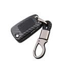 Carbon Silicone Flip Key Cover Keychain for Buick Chevrolet Cruze Opel Vauxhall Mokka Encore Car Key Protector