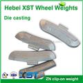auto parts for zinc clip on wheel balance weight for steel