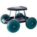 360 degree swivel Garden  Cart Rolling Scooter Work Seat