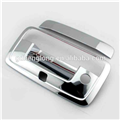 For 2014-2015 Chevy Silverado ABS Chrome Tailgate Handle Cover W/Camera Hole, W/ Key Hole 3PC