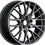 2019 New Black Machine Concave Alloy Rims Wheels