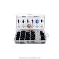 100pcs Auto Clips Plastic Fasteners Assortment He26