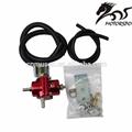 Aluminum Universal Adjustable Fuel Pressure Regulator with gauge(The default color:red)