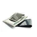 Free shipping Minimalist aluminum metal slim wallet money clip carbon fiber card holder