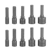 5pcs Steel 5/6/8/10/12mm Electric Bolt Driver Batch Head Magnetic High Hardness Internal Six Angle Screwdriver Hand Tool Set