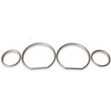 Car speedometer dashboard petrol gauge dash dial ring bezel trim for BMW E36 body kits parts