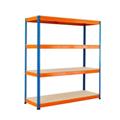 heavy duty boltless corner factory storage rack
