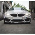 F80 F82 F83 modified CS real carbon fiber front bumper spoiler lip for  M3 M4 2015+