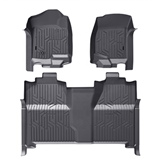 3 PCs Personalized Cleaning Custom Fit TPE 5d Car Floor Mats For Silverado Sierra 07-13 Crew Cab
