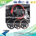 15inch hot promotional hot selling Four Seasons general silicone custom design Micro-suede fabric car steering wheel cover