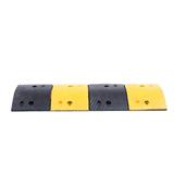 Dingwang No-fading Durable Black Yellow Rubber Speed Hump Deceleration Strip Traffic Speed Bump