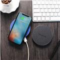 ABS+ Fabric surface Qi certified fast charge mobile wireless charger 5V/9V with Qi, FCC, CE certification