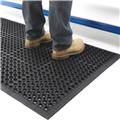 Wet Area Anti Non slip Outdoor Ring Hole Rubber Drainage Mats
