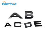 Chrome Silver Matt Black Glossy Black Car DIY Front Emblem Badge Sticker Letters for Rang Rover