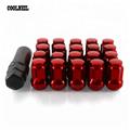 Car Hub Nut Anti-Theft  Tire Nut Modified Nut 20Pcs Nuts+1 Pcs Key