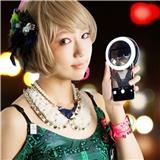 Universal Selfie LED Ring Flash Light Portable Mobile Phone 36 LEDS Selfie Lamp Luminous Ring Clip For All Phone OEM Support