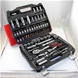 108PCS 1/4"&1/2" Dr. Socket Set for Household with vanadium chrome material