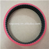 Hot sale H type red rubber cover timing belt