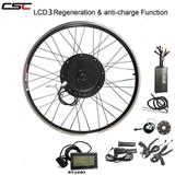 CSC Hot Sales 48V 1500W Electric bicycle eBike conversion Kit  Free Shipping to Russia Japan Indonesia Korea with option battery