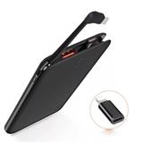 10000 mAh polymer battery 18W QC3.0 fast charge power bank with embedded Type-C charging cable PD3.0