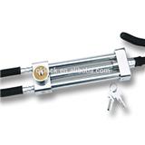 CHROMED COLOR STEERING WHEEL LOCK