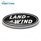Replacement Front Grille Emblem Black Oval Badge for Land Rover LR3 Sport Range Rover Discovery