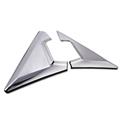 For Nissan X-Trail T32 2014-2017 ABS Chrome Car front triangular window protection Cover Trim car Accessories styling 2Pcs/Set