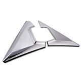 For Nissan X-Trail T32 2014-2017 ABS Chrome Car front triangular window protection Cover Trim car Accessories styling 2Pcs/Set