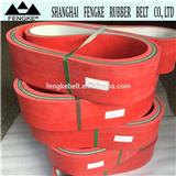 Flat Belts Coated With Red Rubber(2850x100x15)