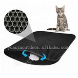 Waterproof Easy cleaning Blackhole cat litter box mat
