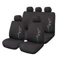 Embroider Women Universal polyester mesh auto seat cover designer car seat covers Set