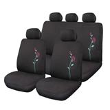 Embroider Women Universal polyester mesh auto seat cover designer car seat covers Set