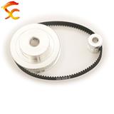 202-GT2-6mm,Timing Belt Pulley GT2 60 teeth 20 tooth Reduction 3:1/1:3 3D printer accessories belt width 6mm,Bore 8&8mm