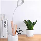 Adjustable 1500 mAh  dimmable Eye care touch Led desk lamp with pen holder