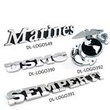 Chrome Custom Car Emblem Pictures, Car grill badge Plastic 3d Logo Auto emblem