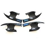 8pcs ABS Carbon Fiber Door Handle Bowl Cover Car Door Lock Covers For Cam,ry 2018 2019 Car Body Kit