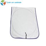 White color printing front window  tyvek sunshades for car