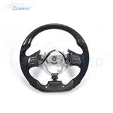 Customized flat bottom Carbon Fiber Steering Wheel racing car wheel For Lexus IS250