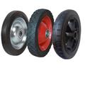 7x1-5/8  7x1.50 inch plastic or steel rim semi-pneumatic and solid rubber tire mower trolley cart pressure washer caster wheel