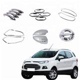 Accessories Car High quality Chrome Kits For Fo-rd Eco-sport 2013 CHROME COVERS TRIMS ABS