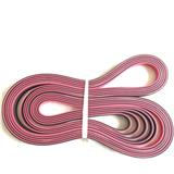 Red Rubber Coating Rubber Flat Belts