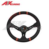 Drifting classical design for 350mm 97mm dish leather car steering wheel
