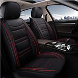 Universal Size Car Seat Covers PU Leather Auto Seat protector For Interior Accessories Back Seats Cover Sets black